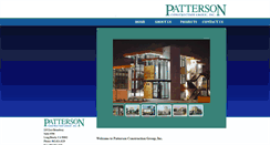 Desktop Screenshot of pattersonconstruction.net